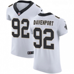 Nike New Orleans Saints 92 Marcus Davenport White Mens Stitched NFL Vapor Untouchable Elite Jersey Nike New Orleans Saints 92 Marcus Davenport White Mens Stitched NFL Vapor Untouchable Elite Jersey