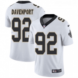 Nike New Orleans Saints 92 Marcus Davenport White Mens Stitched NFL Vapor Untouchable Limited Jersey Nike New Orleans Saints 92 Marcus Davenport White Mens Stitched NFL Vapor Untouchable Limited Jersey