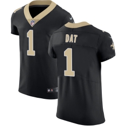 Nike Saints #1 Who Dat Black Team Color Mens Stitched NFL Vapor Untouchable Elite Jersey Nike Saints #1 Who Dat Black Team Color Mens Stitched NFL Vapor Untouchable Elite Jersey