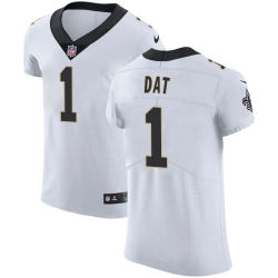 Nike Saints #1 Who Dat White Mens Stitched NFL Vapor Untouchable Elite Jersey Nike Saints #1 Who Dat White Mens Stitched NFL Vapor Untouchable Elite Jersey