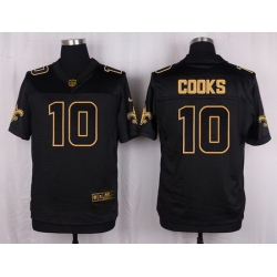 Nike Saints #10 Brandin Cooks Black Mens Stitched NFL Elite Pro Line Gold Collection Jersey Nike Saints #10 Brandin Cooks Black Mens Stitched NFL Elite Pro Line Gold Collection Jersey