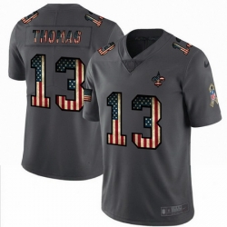Nike Saints 13 Michael Thomas 2019 Salute To Service USA Flag Fashion Limited Jersey Nike Saints 13 Michael Thomas 2019 Salute To Service USA Flag Fashion Limited Jersey