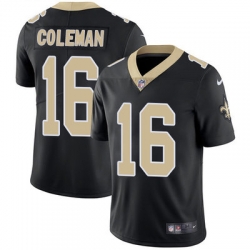 Nike Saints #16 Brandon Coleman Black Team Color Mens Stitched NFL Vapor Untouchable Limited Jersey Nike Saints #16 Brandon Coleman Black Team Color Mens Stitched NFL Vapor Untouchable Limited Jersey