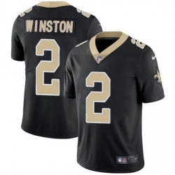 Nike Saints 2 Jameis Winston Black Team Color Men Stitched NFL Vapor Untouchable Limited Jersey Nike Saints 2 Jameis Winston Black Team Color Men Stitched NFL Vapor Untouchable Limited Jersey