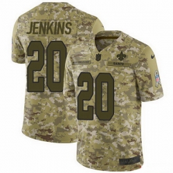 Nike Saints 20 Janoris Jenkins Camo Men Stitched NFL Limited 2018 Salute To Service Jersey Nike Saints 20 Janoris Jenkins Camo Men Stitched NFL Limited 2018 Salute To Service Jersey