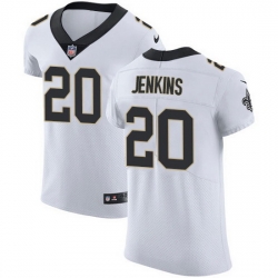 Nike Saints 20 Janoris Jenkins White Men Stitched NFL New Elite Jersey Nike Saints 20 Janoris Jenkins White Men Stitched NFL New Elite Jersey