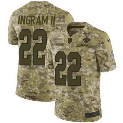 Nike Saints #22 Mark Ingram II Camo Mens Stitched NFL Limited 2018 Salute To Service Jersey Nike Saints #22 Mark Ingram II Camo Mens Stitched NFL Limited 2018 Salute To Service Jersey