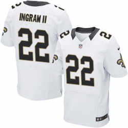Nike Saints #22 Mark Ingram II White Mens Stitched NFL Elite Jersey Nike Saints #22 Mark Ingram II White Mens Stitched NFL Elite Jersey