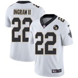 Nike Saints 22 Mark Ingram II White With Tom Benson Patch Vapor Untouchable Limited Jersey Nike Saints 22 Mark Ingram II White With Tom Benson Patch Vapor Untouchable Limited Jersey