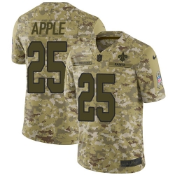 Nike Saints #25 Eli Apple Camo Men Stitched NFL Limited 2018 Salute To Service Jersey Nike Saints #25 Eli Apple Camo Men Stitched NFL Limited 2018 Salute To Service Jersey