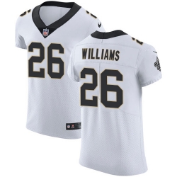 Nike Saints #26 P J  Williams White Men Stitched NFL Vapor Untouchable Elite Jersey Nike Saints #26 P J  Williams White Men Stitched NFL Vapor Untouchable Elite Jersey