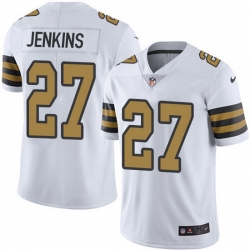 Nike Saints 27 Malcolm Jenkins White Men Stitched NFL Limited Rush Jersey Nike Saints 27 Malcolm Jenkins White Men Stitched NFL Limited Rush Jersey