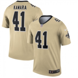 Nike Saints 41 Alvin Kamara Cream Inverted Legend Jersey Nike Saints 41 Alvin Kamara Cream Inverted Legend Jersey