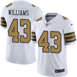 Nike Saints 43 Marcus Williams Black Color Rush Limited Jersey Nike Saints 43 Marcus Williams Black Color Rush Limited Jersey