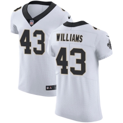 Nike Saints #43 Marcus Williams White Mens Stitched NFL Vapor Untouchable Elite Jersey Nike Saints #43 Marcus Williams White Mens Stitched NFL Vapor Untouchable Elite Jersey