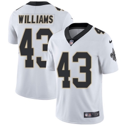 Nike Saints #43 Marcus Williams White Mens Stitched NFL Vapor Untouchable Limited Jersey Nike Saints #43 Marcus Williams White Mens Stitched NFL Vapor Untouchable Limited Jersey