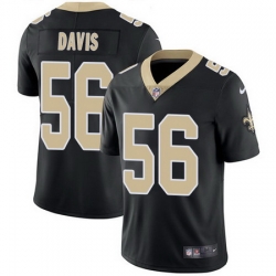 Nike Saints #56 DeMario Davis Black Team Color Mens Stitched NFL Vapor Untouchable Limited Jersey Nike Saints #56 DeMario Davis Black Team Color Mens Stitched NFL Vapor Untouchable Limited Jersey