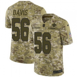 Nike Saints #56 DeMario Davis Camo Mens Stitched NFL Limited 2018 Salute To Service Jersey Nike Saints #56 DeMario Davis Camo Mens Stitched NFL Limited 2018 Salute To Service Jersey