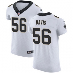 Nike Saints #56 DeMario Davis White Mens Stitched NFL Vapor Untouchable Elite Jersey Nike Saints #56 DeMario Davis White Mens Stitched NFL Vapor Untouchable Elite Jersey