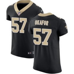 Nike Saints #57 Alex Okafor Black Team Color Mens Stitched NFL Vapor Untouchable Elite Jersey Nike Saints #57 Alex Okafor Black Team Color Mens Stitched NFL Vapor Untouchable Elite Jersey