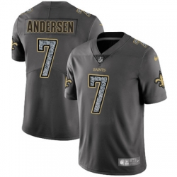 Nike Saints #7 Morten Andersen Gray Static Mens NFL Vapor Untouchable Game Jersey Nike Saints #7 Morten Andersen Gray Static Mens NFL Vapor Untouchable Game Jersey