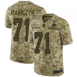 Nike Saints #71 Ryan Ramczyk Camo Mens Stitched NFL Limited 2018 Salute To Service Jersey Nike Saints #71 Ryan Ramczyk Camo Mens Stitched NFL Limited 2018 Salute To Service Jersey