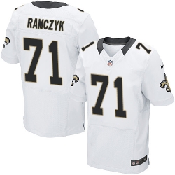 Nike Saints #71 Ryan Ramczyk White Mens Stitched NFL Elite Jersey Nike Saints #71 Ryan Ramczyk White Mens Stitched NFL Elite Jersey