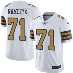 Nike Saints #71 Ryan Ramczyk White Mens Stitched NFL Limited Rush Jersey Nike Saints #71 Ryan Ramczyk White Mens Stitched NFL Limited Rush Jersey