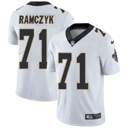 Nike Saints #71 Ryan Ramczyk White Mens Stitched NFL Vapor Untouchable Limited Jersey Nike Saints #71 Ryan Ramczyk White Mens Stitched NFL Vapor Untouchable Limited Jersey
