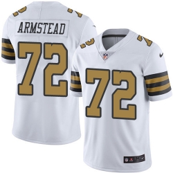 Nike Saints 72 Terron Armstead White Mens Stitched NFL Limited Rush Jersey Nike Saints 72 Terron Armstead White Mens Stitched NFL Limited Rush Jersey