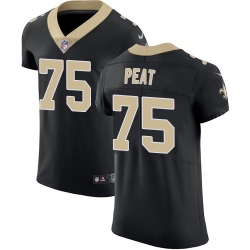 Nike Saints #75 Andrus Peat Black Team Color Mens Stitched NFL Vapor Untouchable Elite Jersey Nike Saints #75 Andrus Peat Black Team Color Mens Stitched NFL Vapor Untouchable Elite Jersey