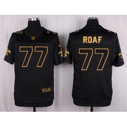 Nike Saints #77 Willie Roaf Black Mens Stitched NFL Elite Pro Line Gold Collection Jersey Nike Saints #77 Willie Roaf Black Mens Stitched NFL Elite Pro Line Gold Collection Jersey
