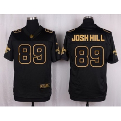 Nike Saints #89 Josh Hill Black Mens Stitched NFL Elite Pro Line Gold Collection Jersey Nike Saints #89 Josh Hill Black Mens Stitched NFL Elite Pro Line Gold Collection Jersey