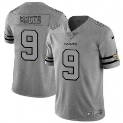 Nike Saints 9 Drew Brees 2019 Gray Gridiron Gray Vapor Untouchable Limited Jersey Nike Saints 9 Drew Brees 2019 Gray Gridiron Gray Vapor Untouchable Limited Jersey