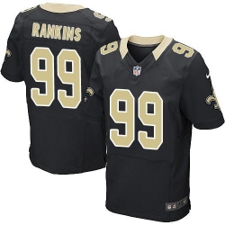 Nike Saints #99 Sheldon Rankins Black Team Color Mens Stitched NFL Elite Jersey Nike Saints #99 Sheldon Rankins Black Team Color Mens Stitched NFL Elite Jersey