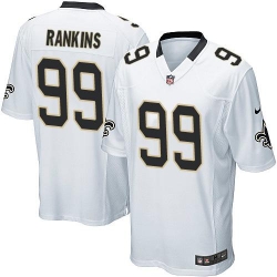 Nike Saints #99 Sheldon Rankins White Youth Stitched NFL Elite Jersey