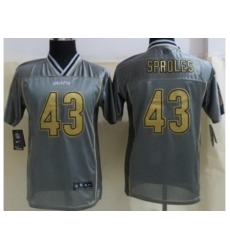 Youth Nike New Orleans Saints 43 Darren Sproles Grey Jersey(Vapor Elite)