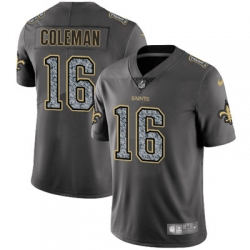 Youth Nike Saints #16 Brandon Coleman Gray Static NFL Vapor Untouchable Game Jersey