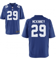 Men Giants 29 McKinney Blue Game Stitched NFL Jersey