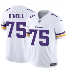 Men New York Giants 58 Bobby Okereke White 2025 F U S E  With 2 Star C Patch Vapor Untouchable Limited Stitched Jersey
