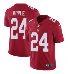 Nike Giants #24 Eli Apple Red Alternate Mens Stitched NFL Vapor Untouchable Limited Jersey