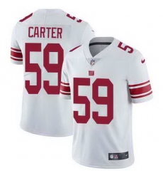 Nike Giants 59 Lorenzo Carter White Vapor Untouchable Limited Jersey