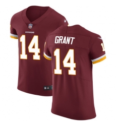 Men Nike Redskins #14 Ryan Grant Burgundy Red Team Color Stitched NFL Vapor Untouchable Elite Jersey