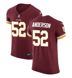 Men Nike Redskins #52 Ryan Anderson Burgundy Red Team Color Stitched NFL Vapor Untouchable Elite Jersey