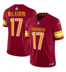 Men Washington Commanders 17 Terry McLaurin Burgundy 2024 F U S E Vapor Limited Stitched Football Jersey