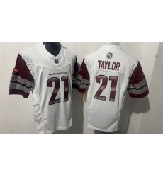 Men Washington Commanders 21 Sean Taylor White F U S E Vapor Limited Stitched Football Jersey Men Washington Commanders 21 Sean Taylor White F U S E Vapor Limited Stitched Football Jersey