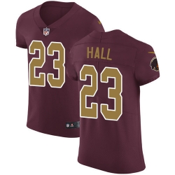 Nike Redskins #23 DeAngelo Hall Burgundy Red Alternate Mens Stitched NFL Vapor Untouchable Elite Jersey