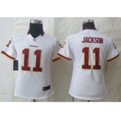 Nike Women Washington Red Skins #11 Jackson white Jerseys