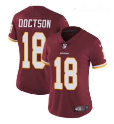 Womens Nike Washington Redskins 18 Josh Doctson Burgundy Red Team Color Vapor Untouchable Limited Player NFL Jersey