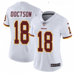 Womens Nike Washington Redskins 18 Josh Doctson White Vapor Untouchable Limited Player NFL Jersey